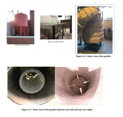 Photos of gasifier