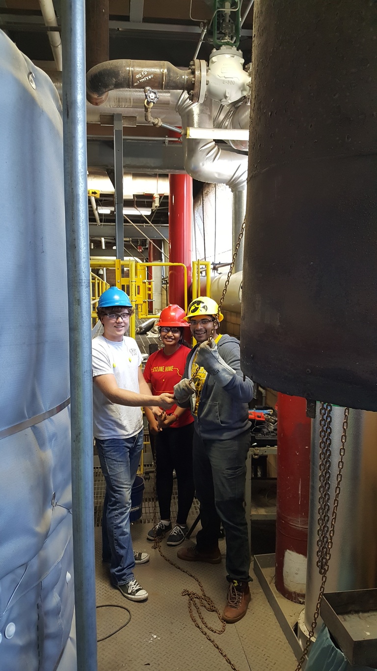 Tejasvi Sharma and associates at Oakdale Gasifier Facility