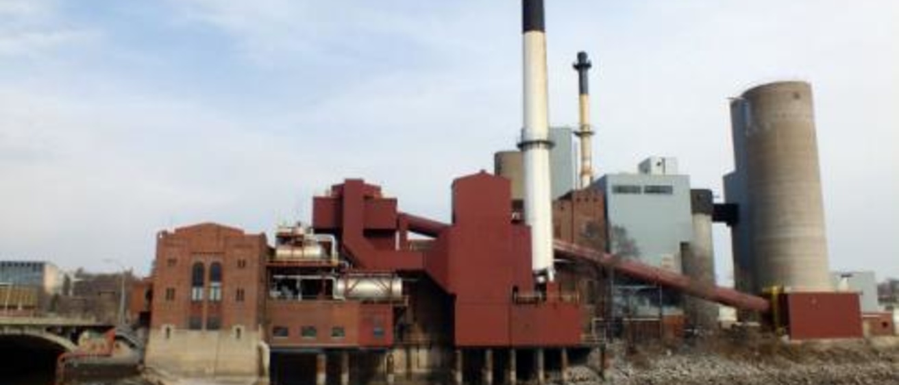 Photo of the University of Iowa Power Plant (image credit: Little Village)